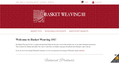 Desktop Screenshot of basketweaving101.net