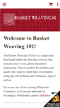 Mobile Screenshot of basketweaving101.net
