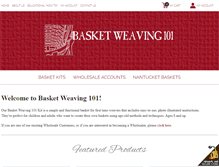Tablet Screenshot of basketweaving101.net